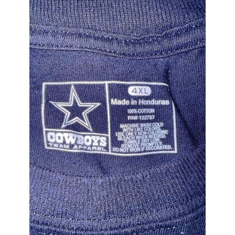 Dallas Cowboys T Shirt 2012 Clash Of The East VS. Redskins 4XL Romo Football - Picture 3 of 6